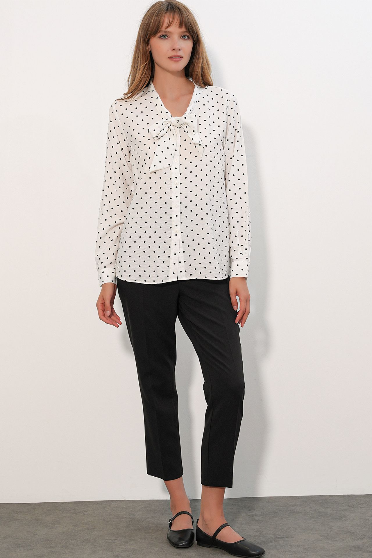 BDART Polka Dot Poplin Shirt Blouse 2