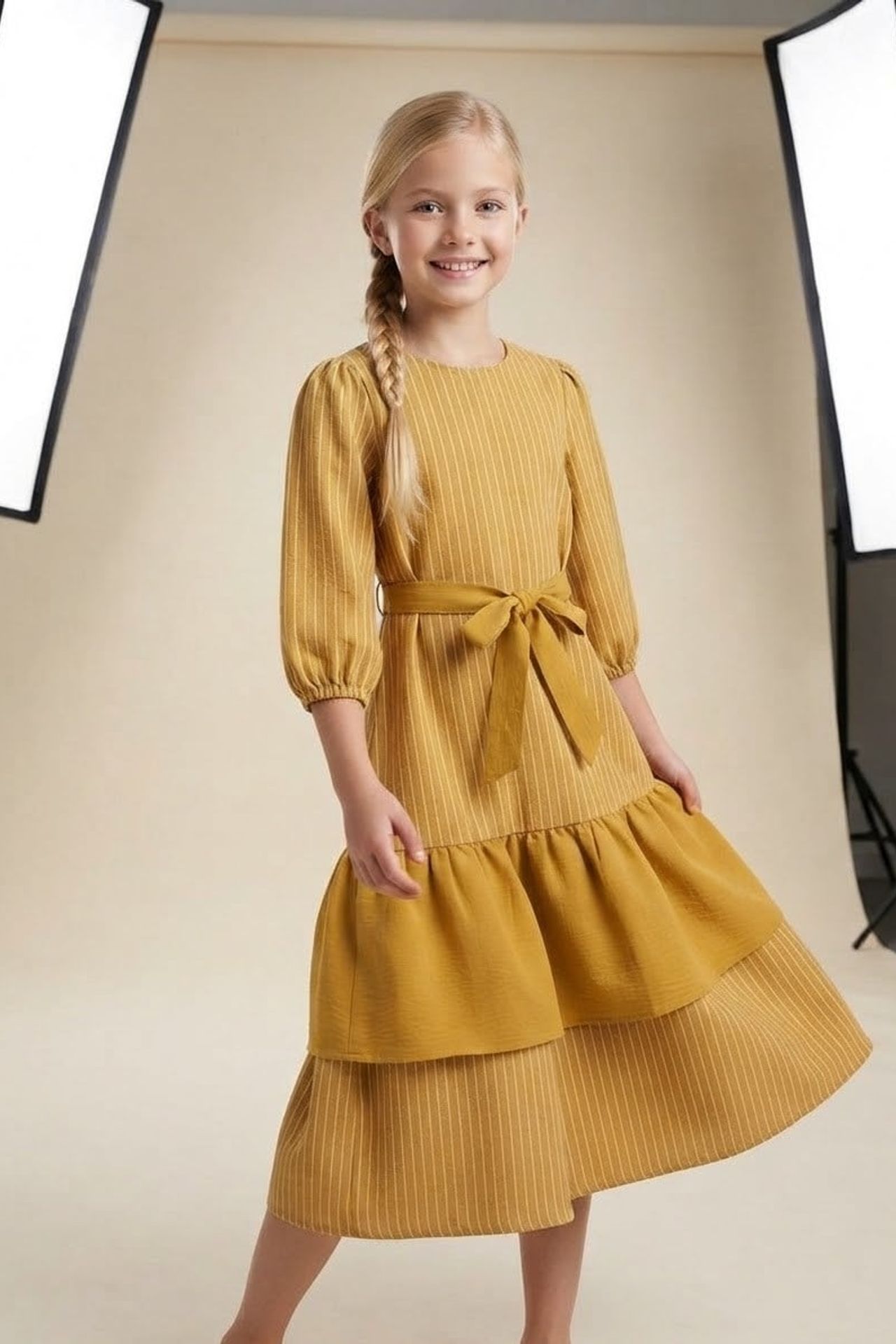 HİLAL AKINCI KİDS Cotton Viscose Dress 3