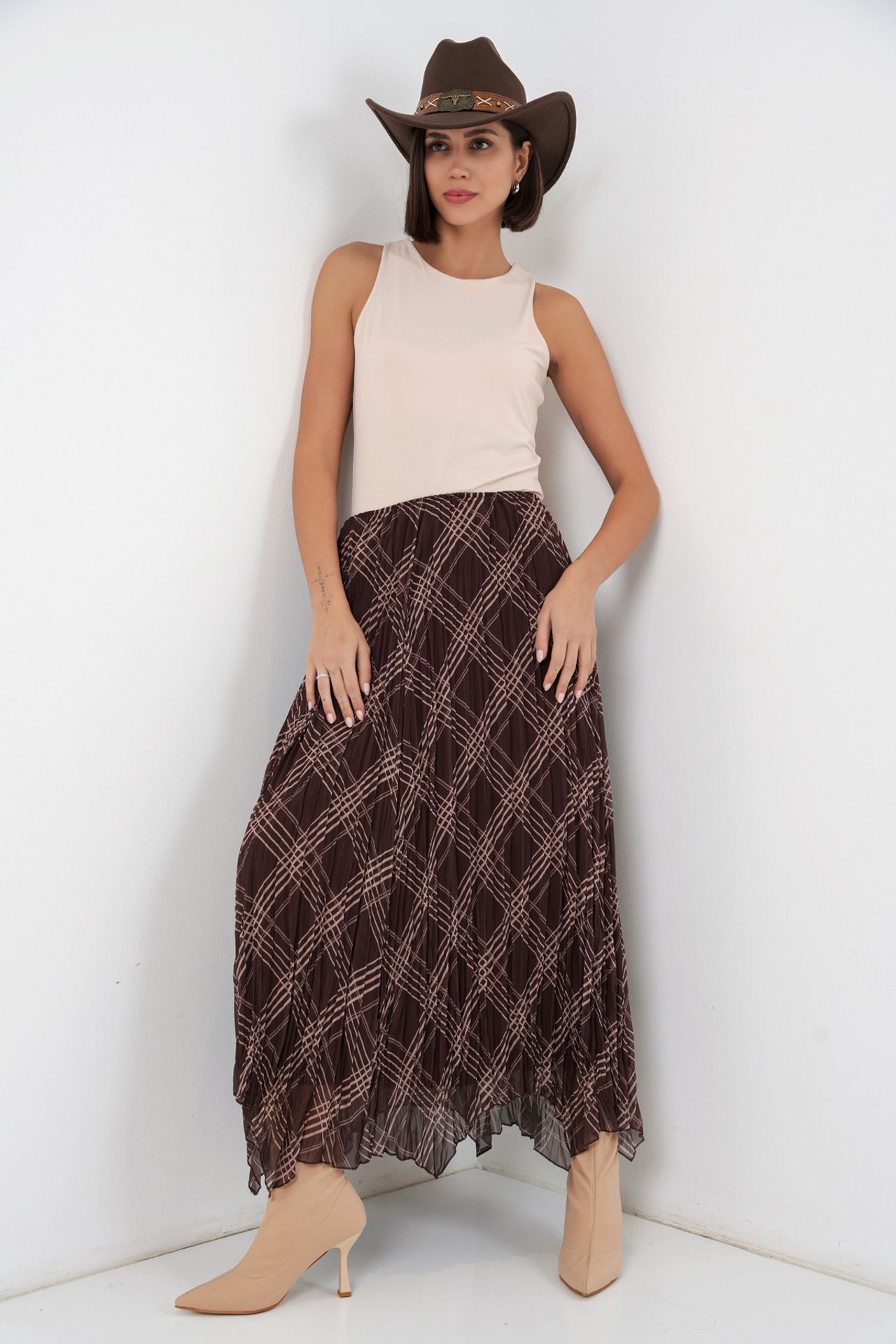 BDART Asymmetrical Patterned Maxi Skirt 1