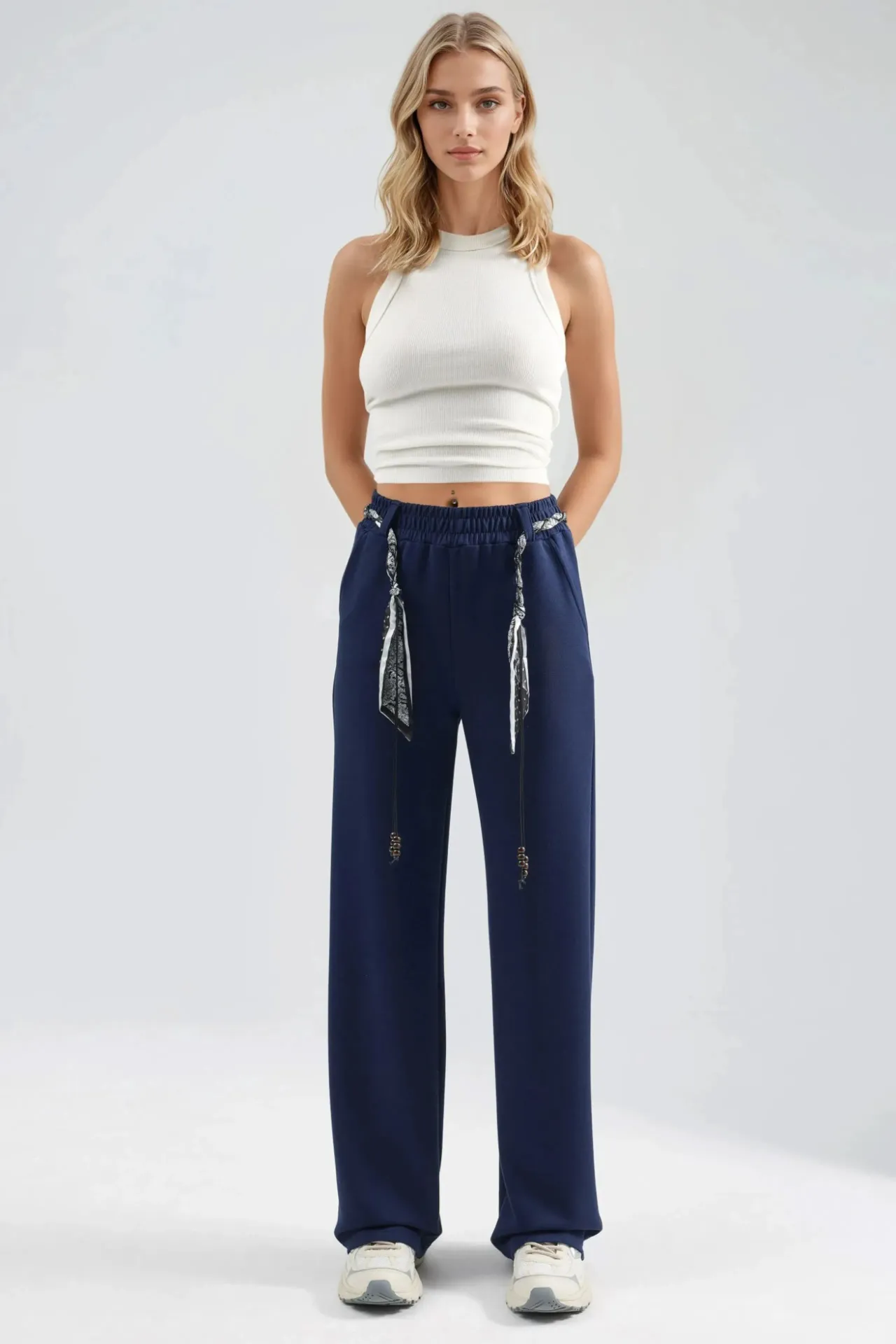 BERSAN Women’s Straight-Leg Sweatpants 6