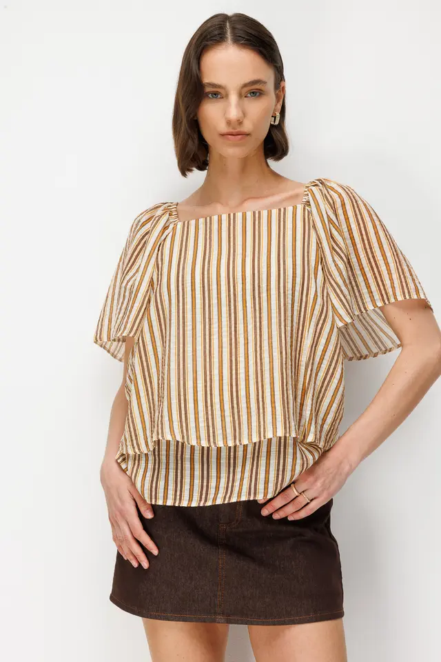 MIXRAY Women's Blouse