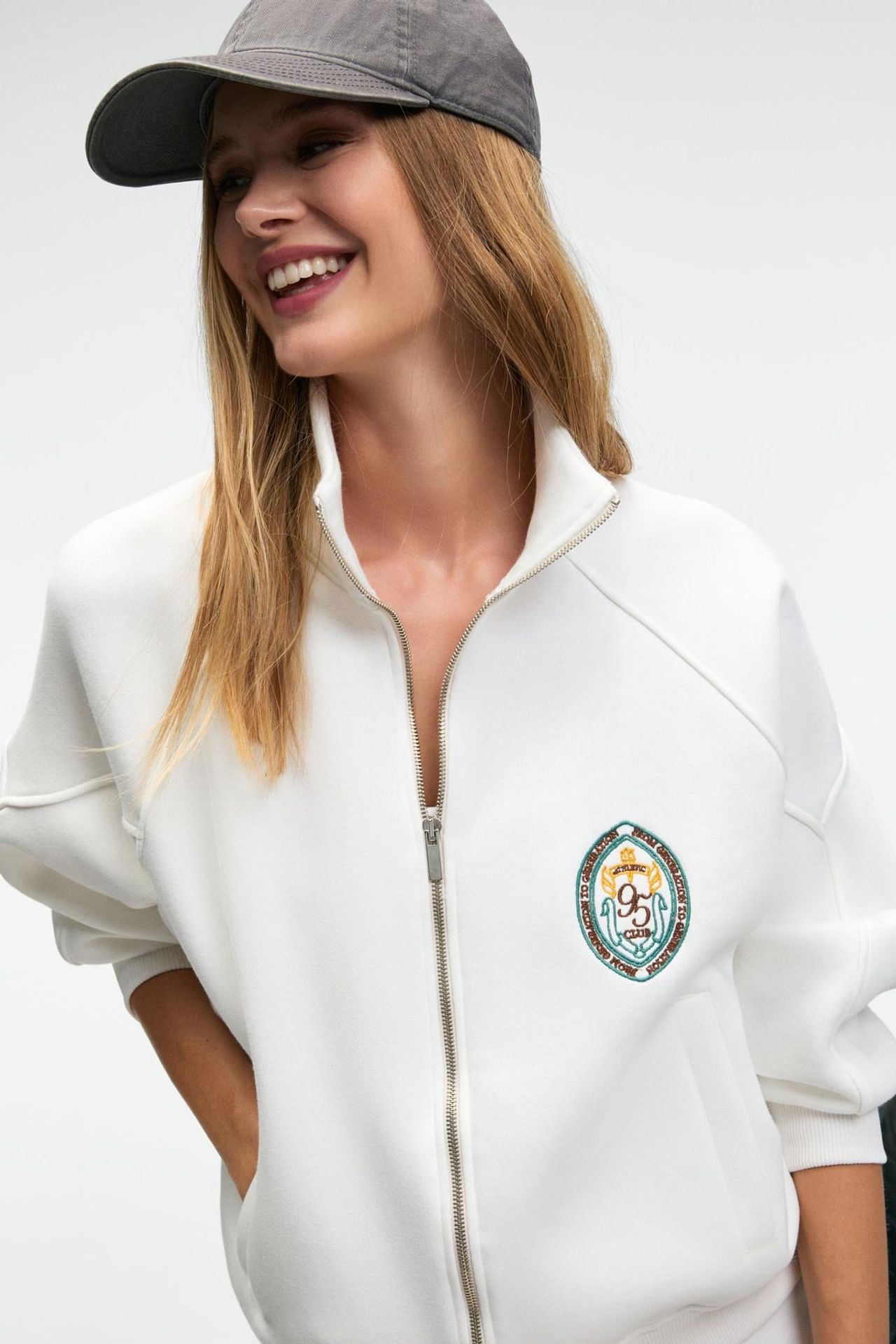GRIMELANGE Half Zip Logo Sweatshirt 2