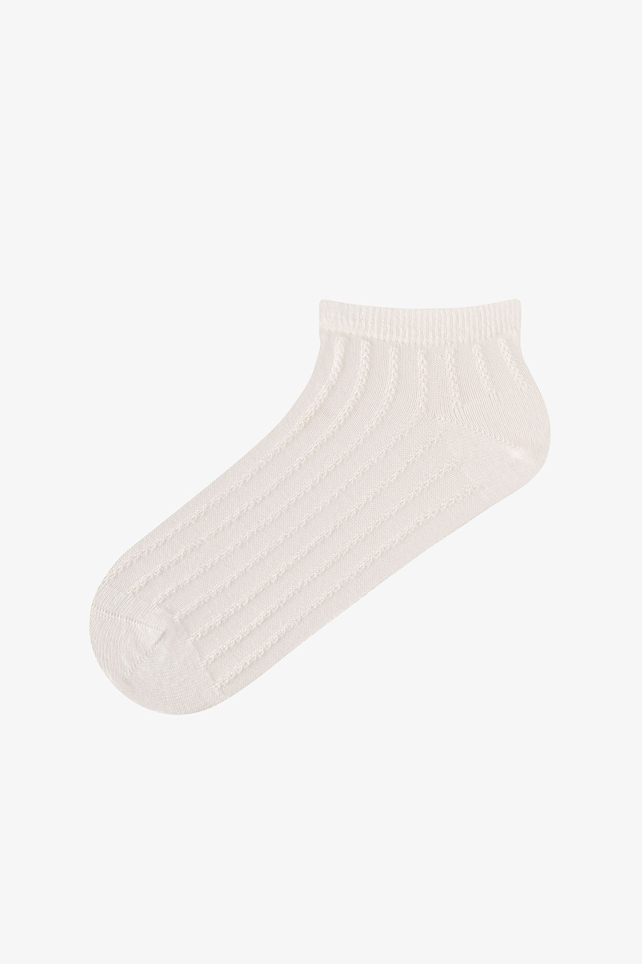 PENTI Brown Knit Jacquard Pair Of No-Show Socks 6