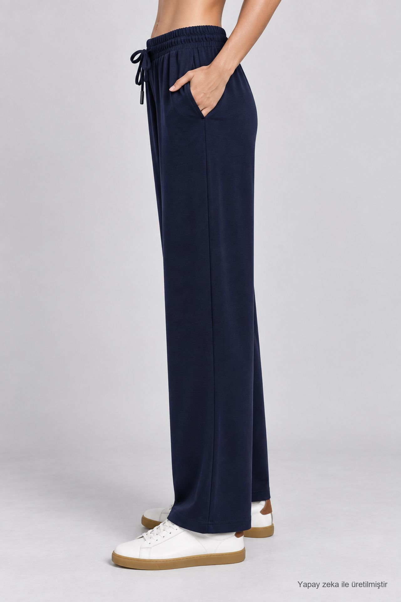 ISTANBUL Wide Leg Drawstring Waist Sweatpants 5