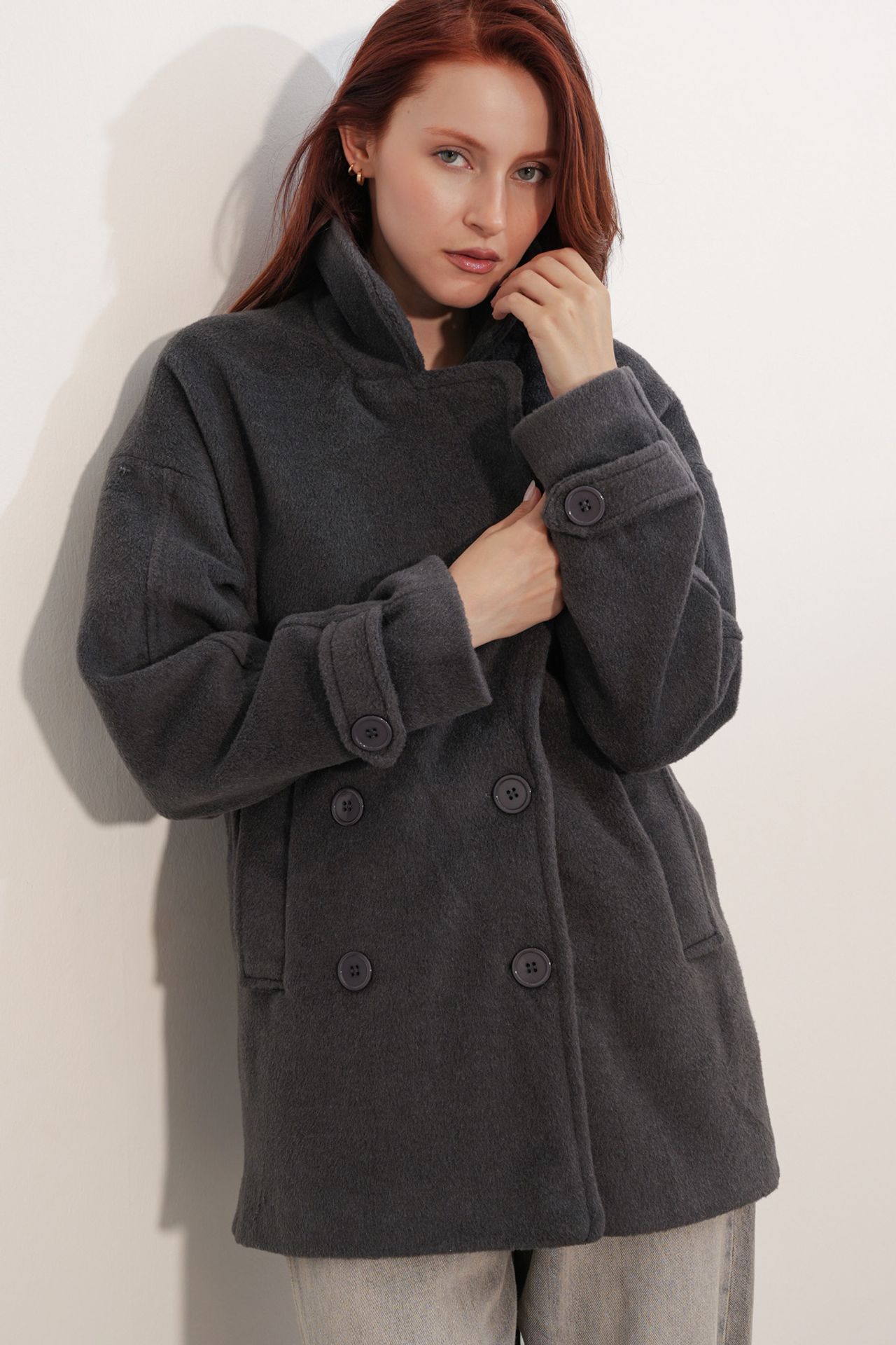 BDART Relaxed Fit Shawl Collar Buttoned Coat 3