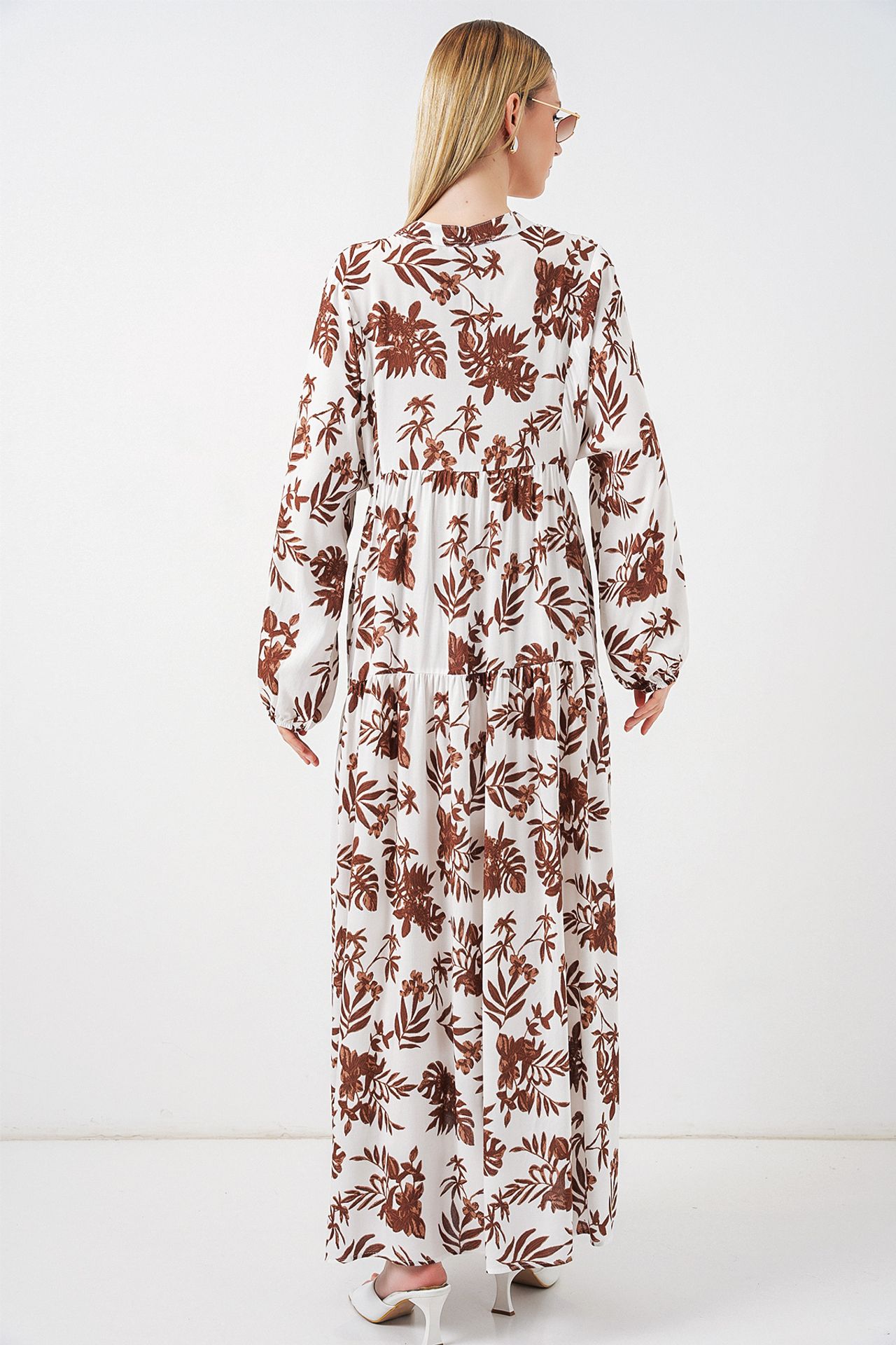 BDART Patterned V-Neck Maxi Dress 6