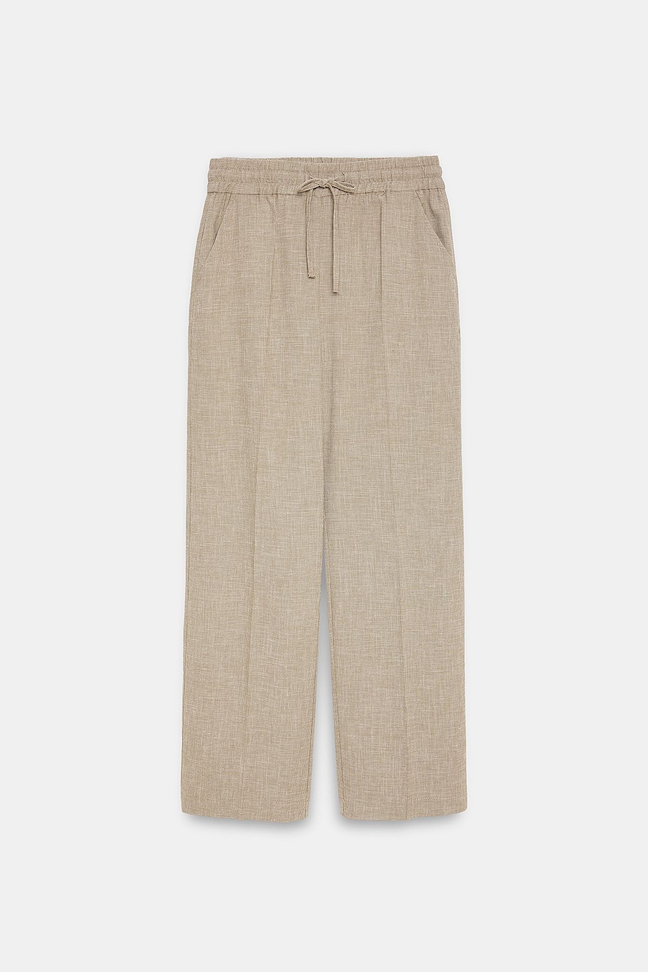 DILVIN Wide-Leg Poplin Lounge Trousers 5