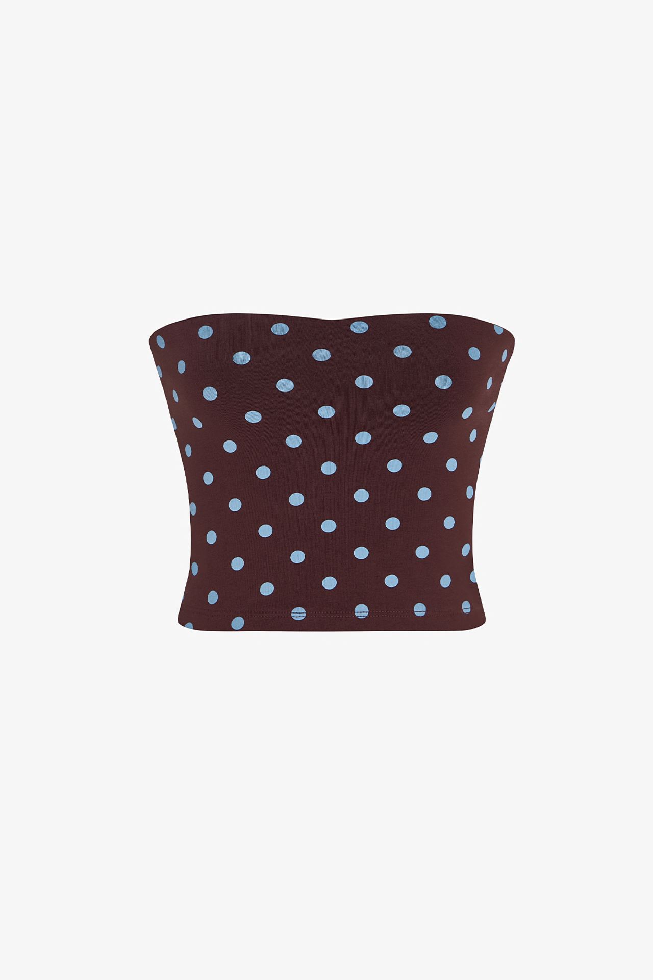 PENTI Polka Dot Strapless Top
