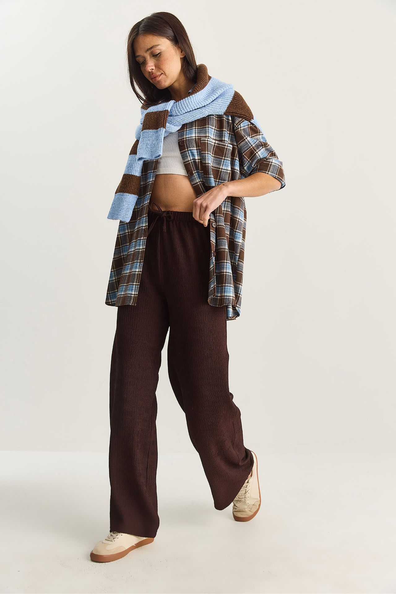 LUCCI High Waist Wide Leg Pants 5