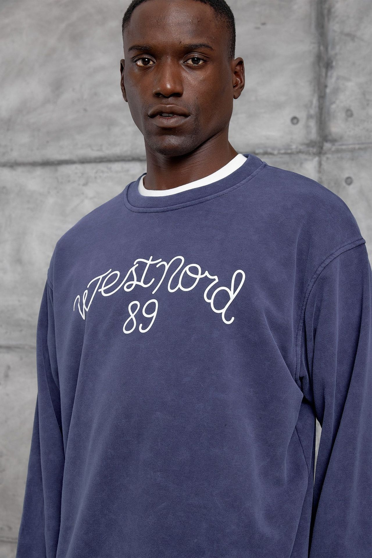 NOMARC Baskılı Oversize Bisiklet Yaka Sweatshirt 2