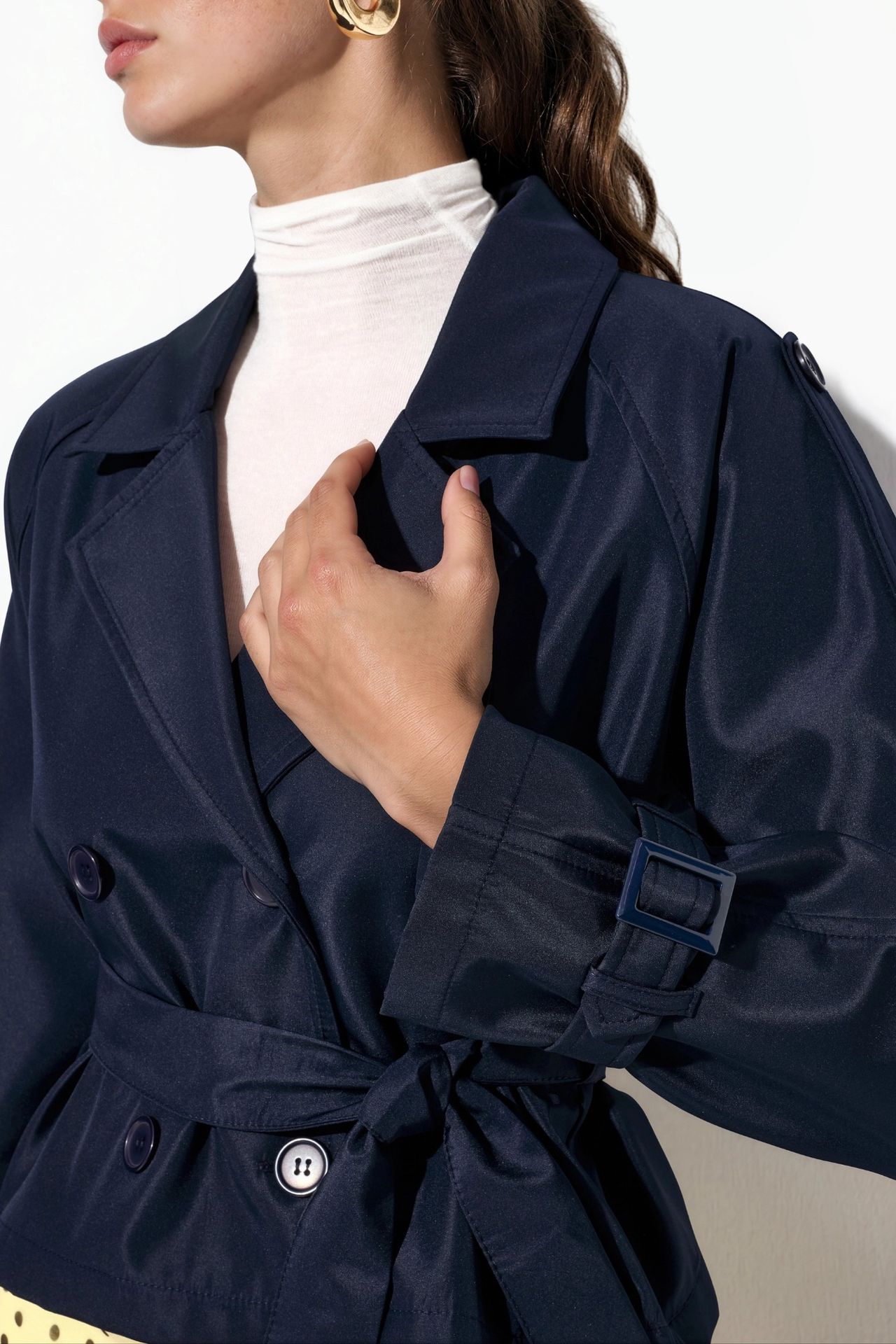 BDART Short Belted Trench Coat 4