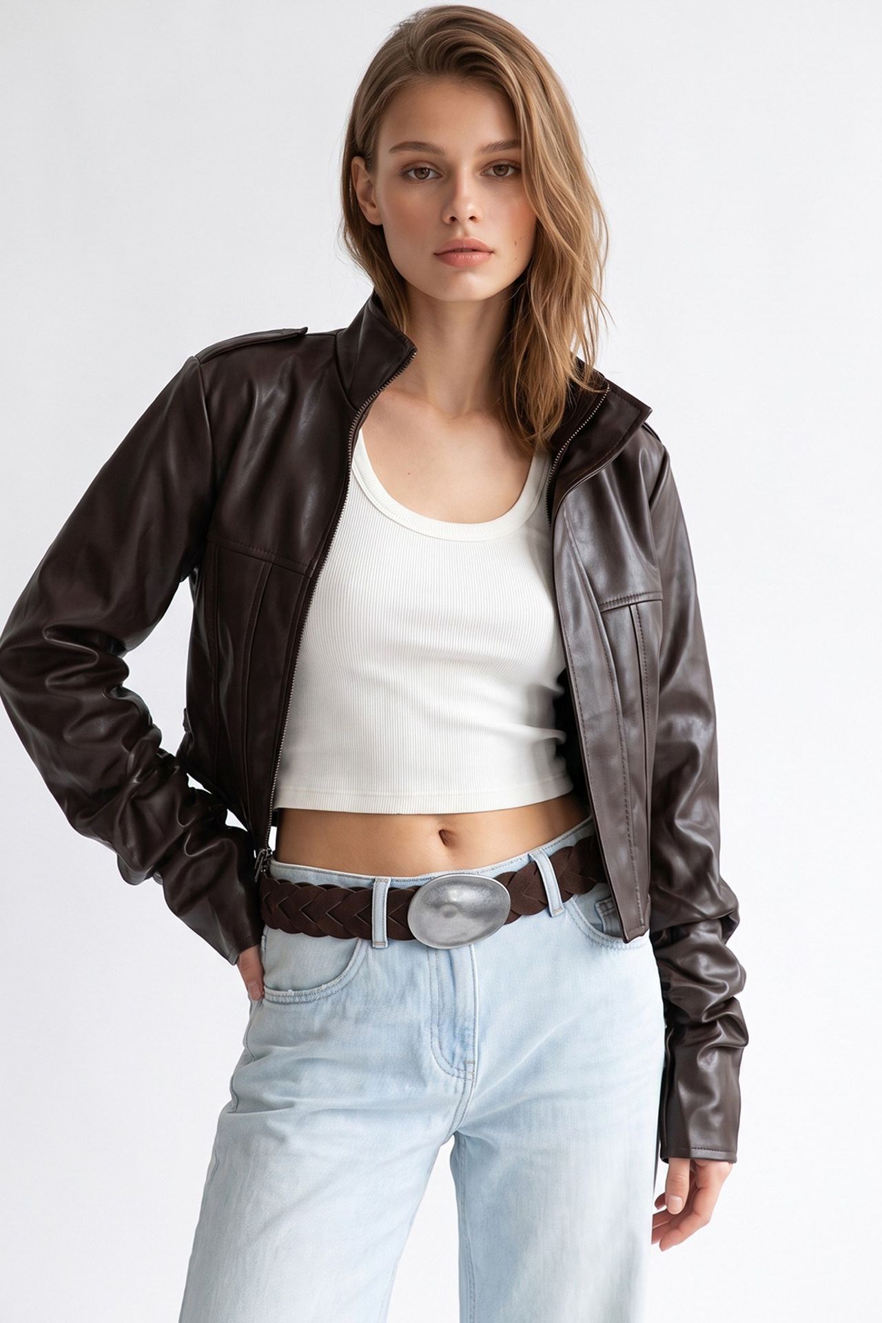 MIXRAY Women's Cotton Blazer