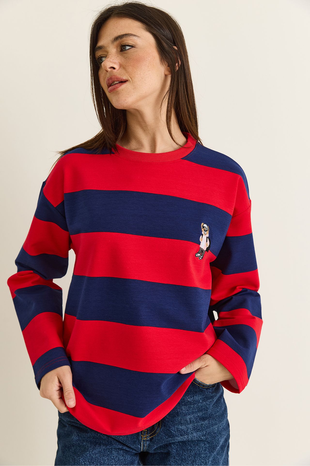 LUCCI Kadın Sweatshirt 3