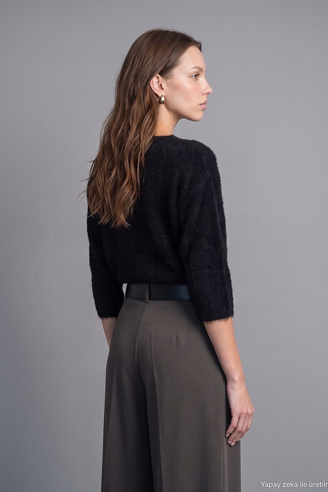 DILVIN Women's Wool Blend Sweater 2