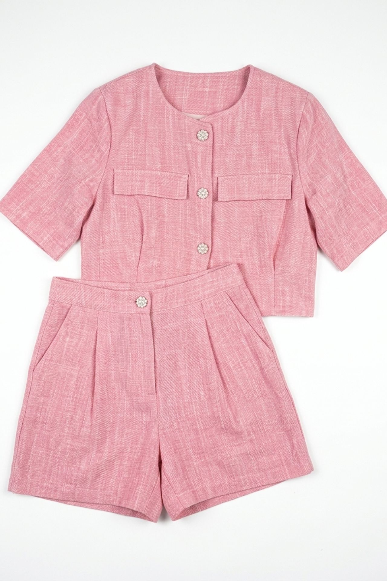 MY FASHION Cotton Poplin Shirt and Shorts Set 6