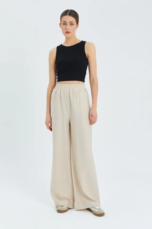Mixray Soft Touch High Waist Wide Leg Pants