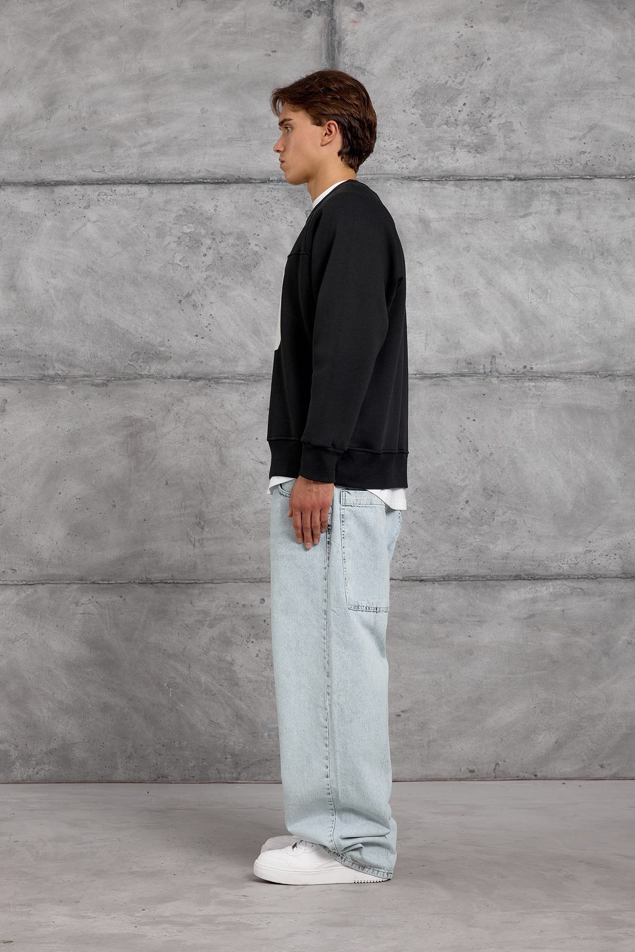 NOMARC Regular Kalıp Bisiklet Yaka Sweatshirt 3