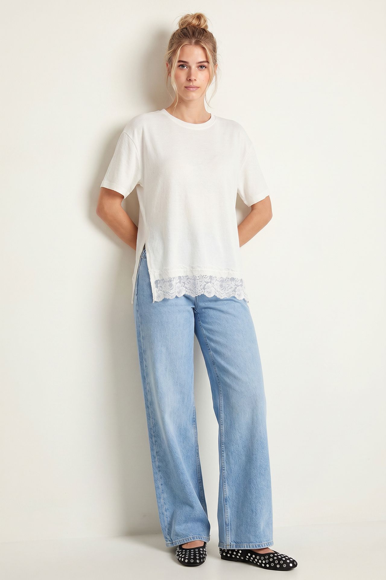ISTANBUL Oversized Lace Knit Blouse 3