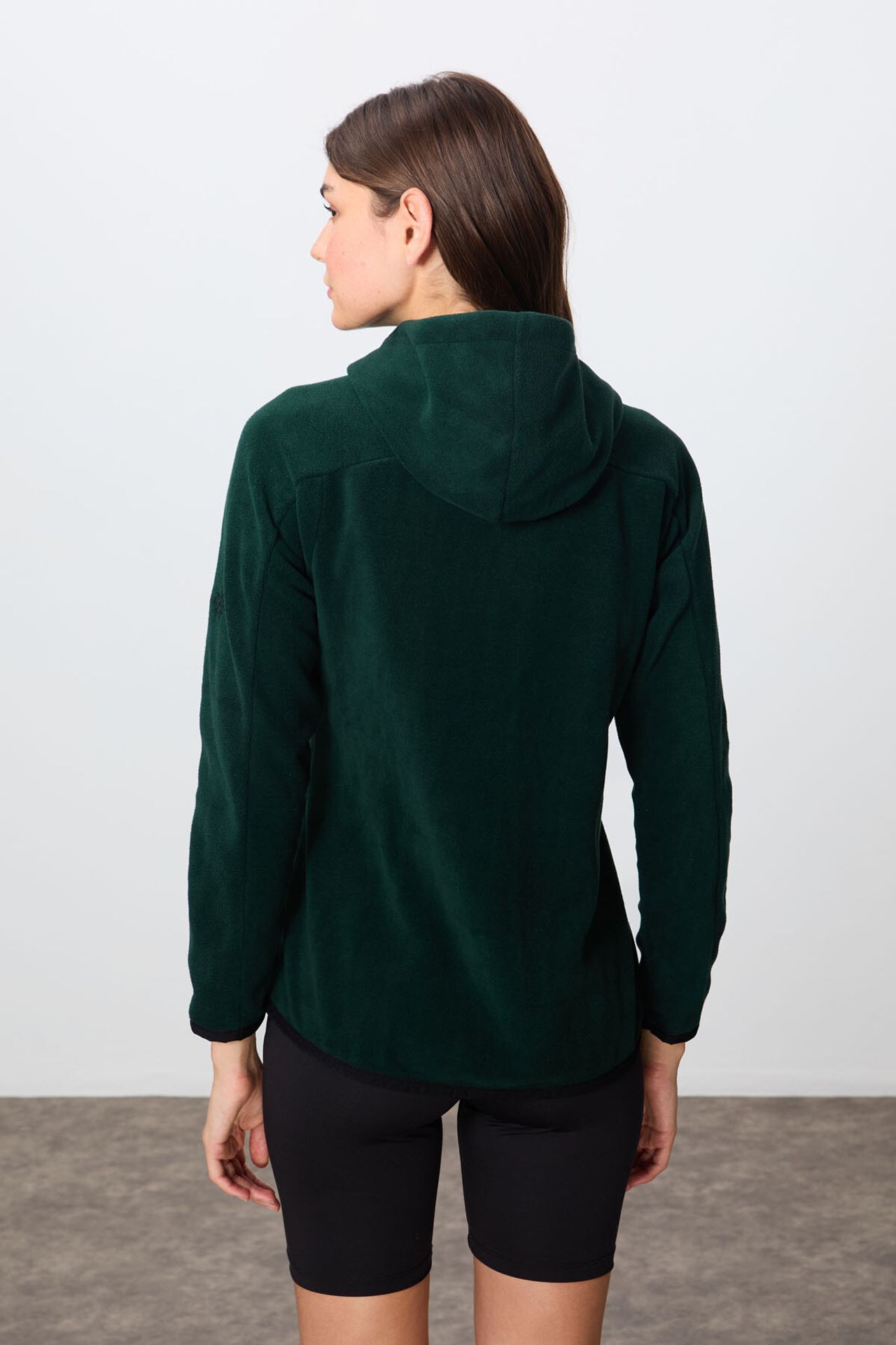 TOMMY Women's Plush Zip-up Hooded Sweatshirt 6