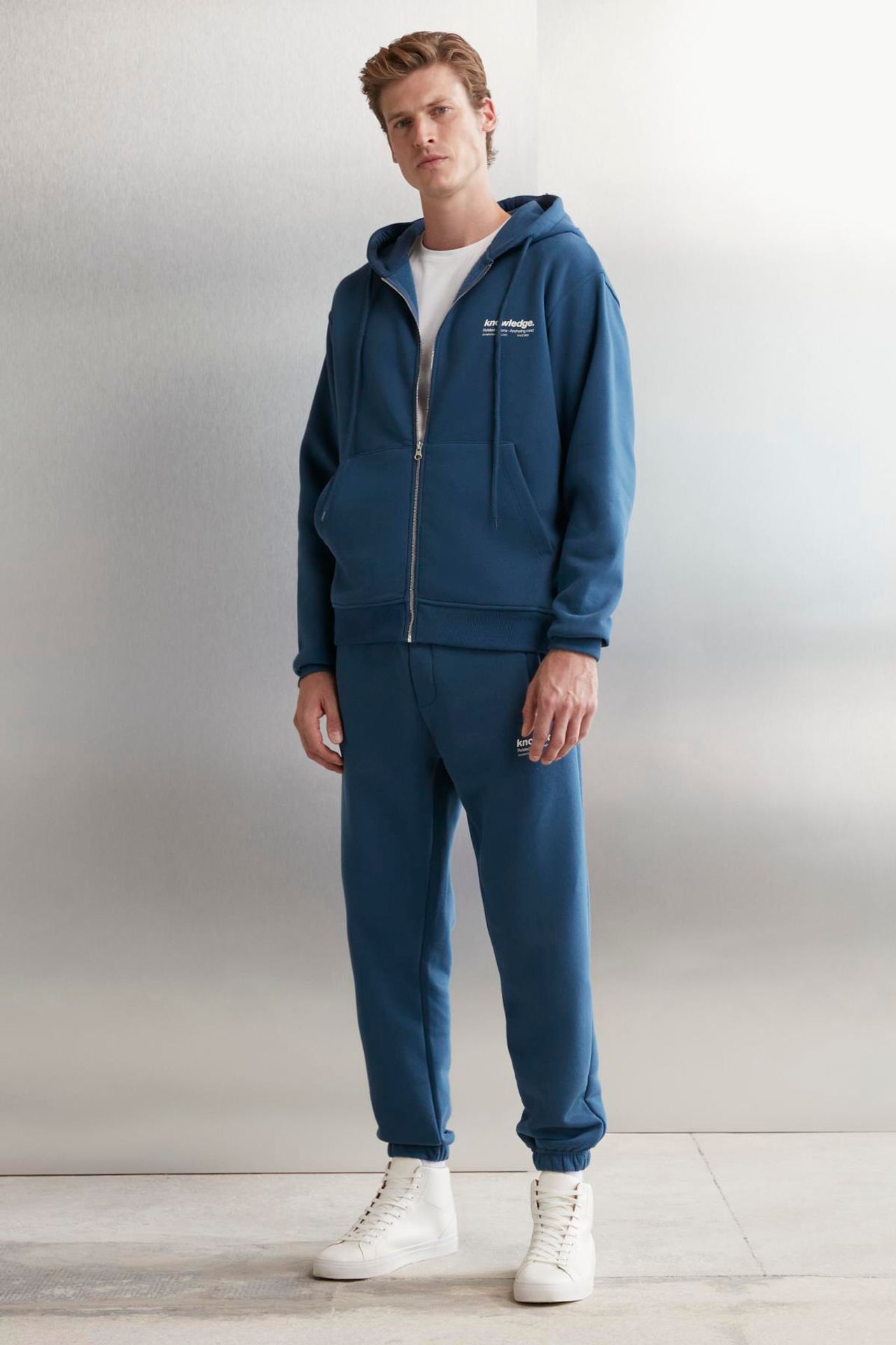 GRIMELANGE Kapüşonlu Logolu Fermuarlı Sweatshirt 4