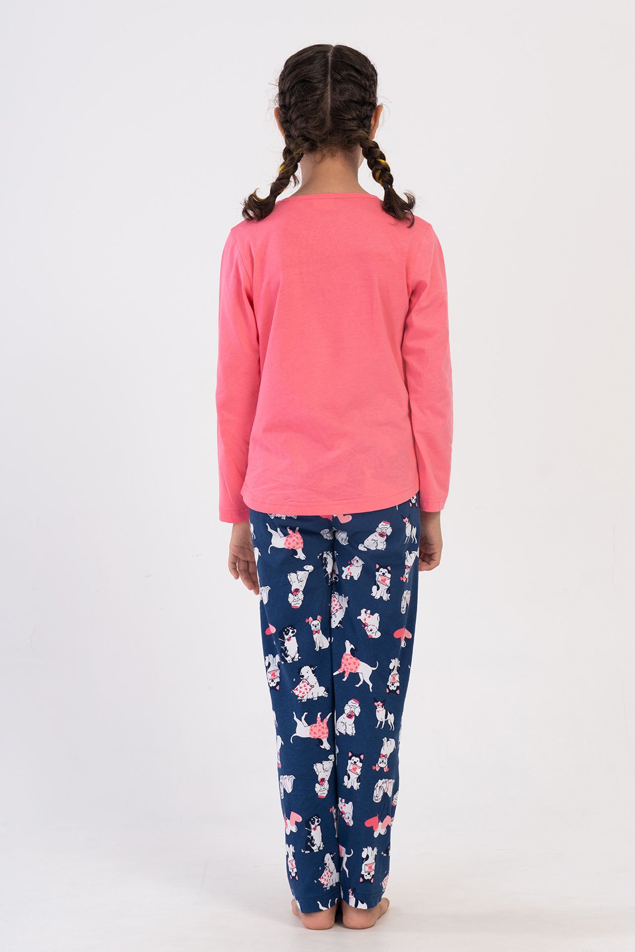 YAKE Uzun 2 Parçalı Pijama Takımı 4