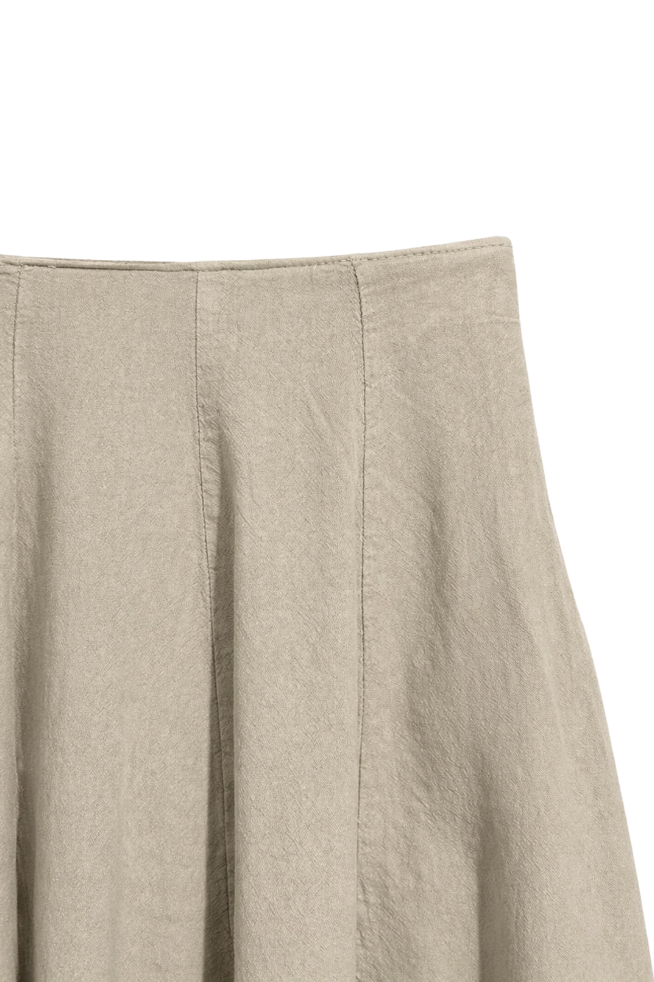 MIXRAY High Waist A-Line Midi Skirt 6