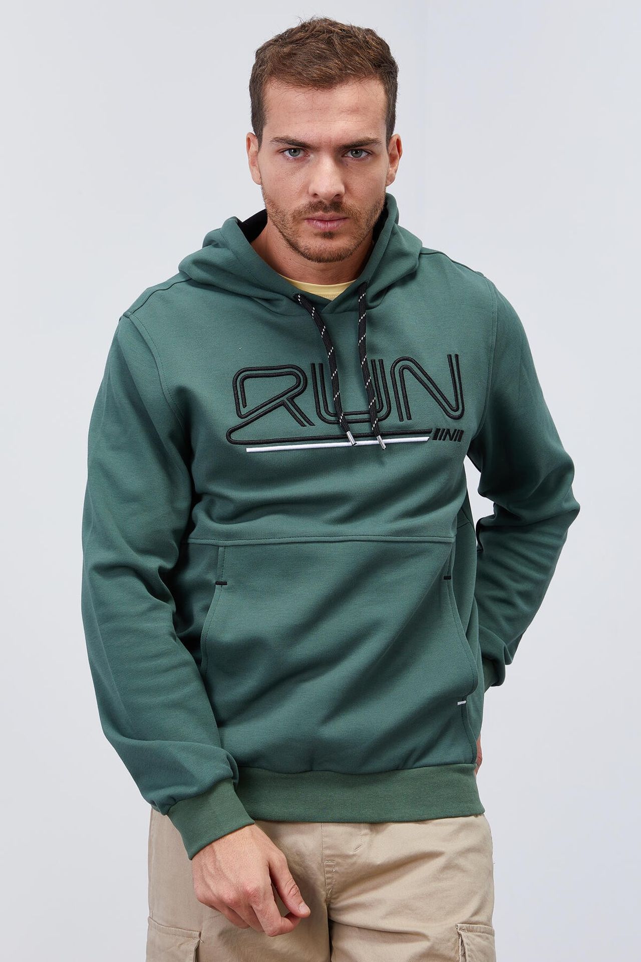 TOMMY Men's Logo Printed Hooded Sweatshirt 1