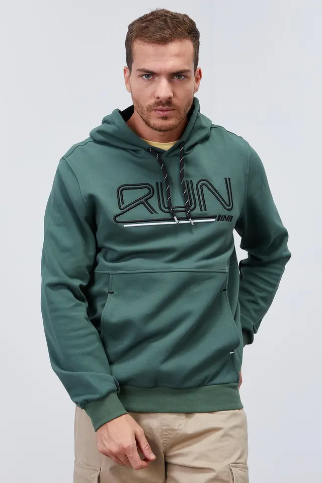 TOMMY Men's Logo Printed Hooded Sweatshirt