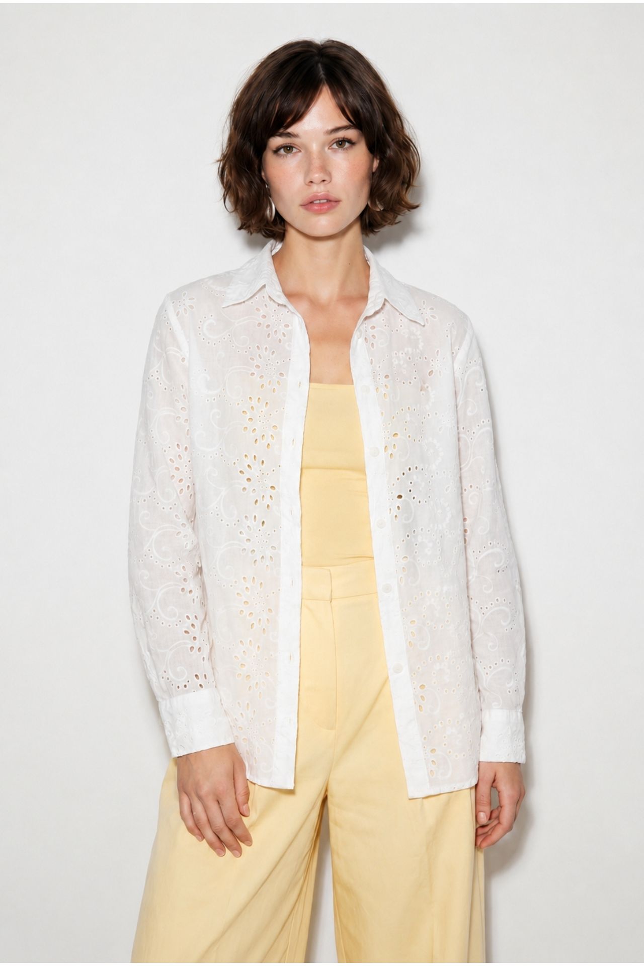 LUCCI Embroidered Relaxed-fit Woven Shirt 6