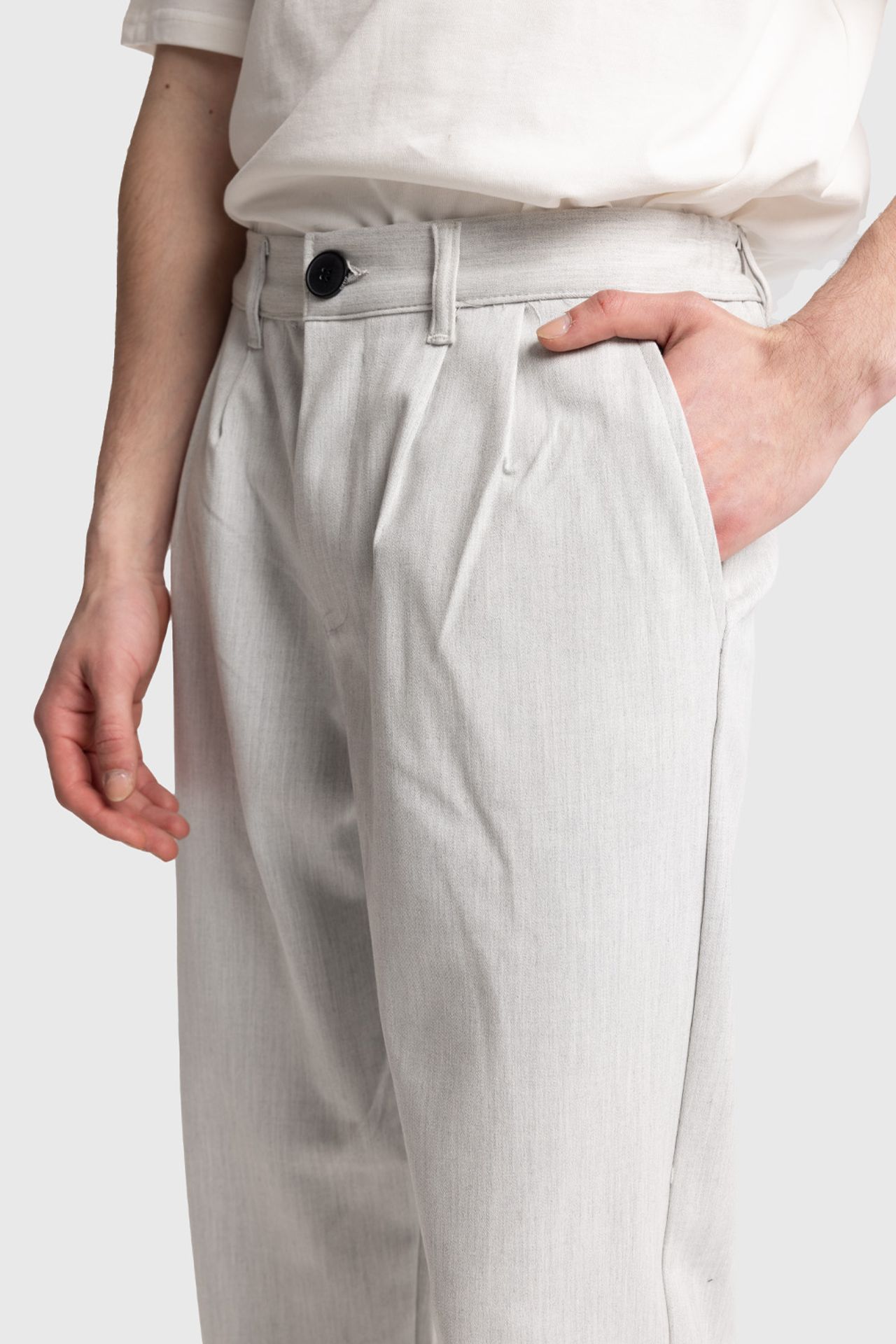 GIESTO Pleated Straight Leg Pants 2
