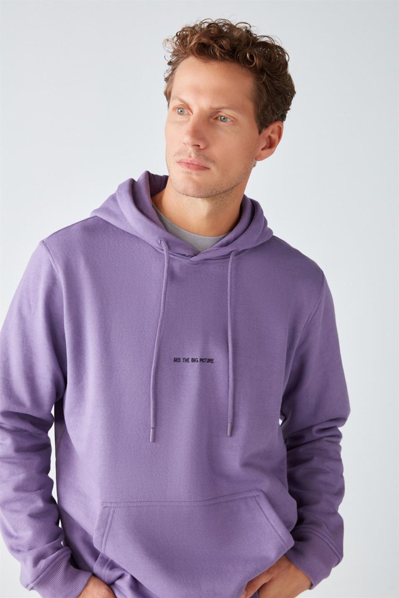 GRIMELANGE Hooded Pocket Drawstring Sweatshirt 5