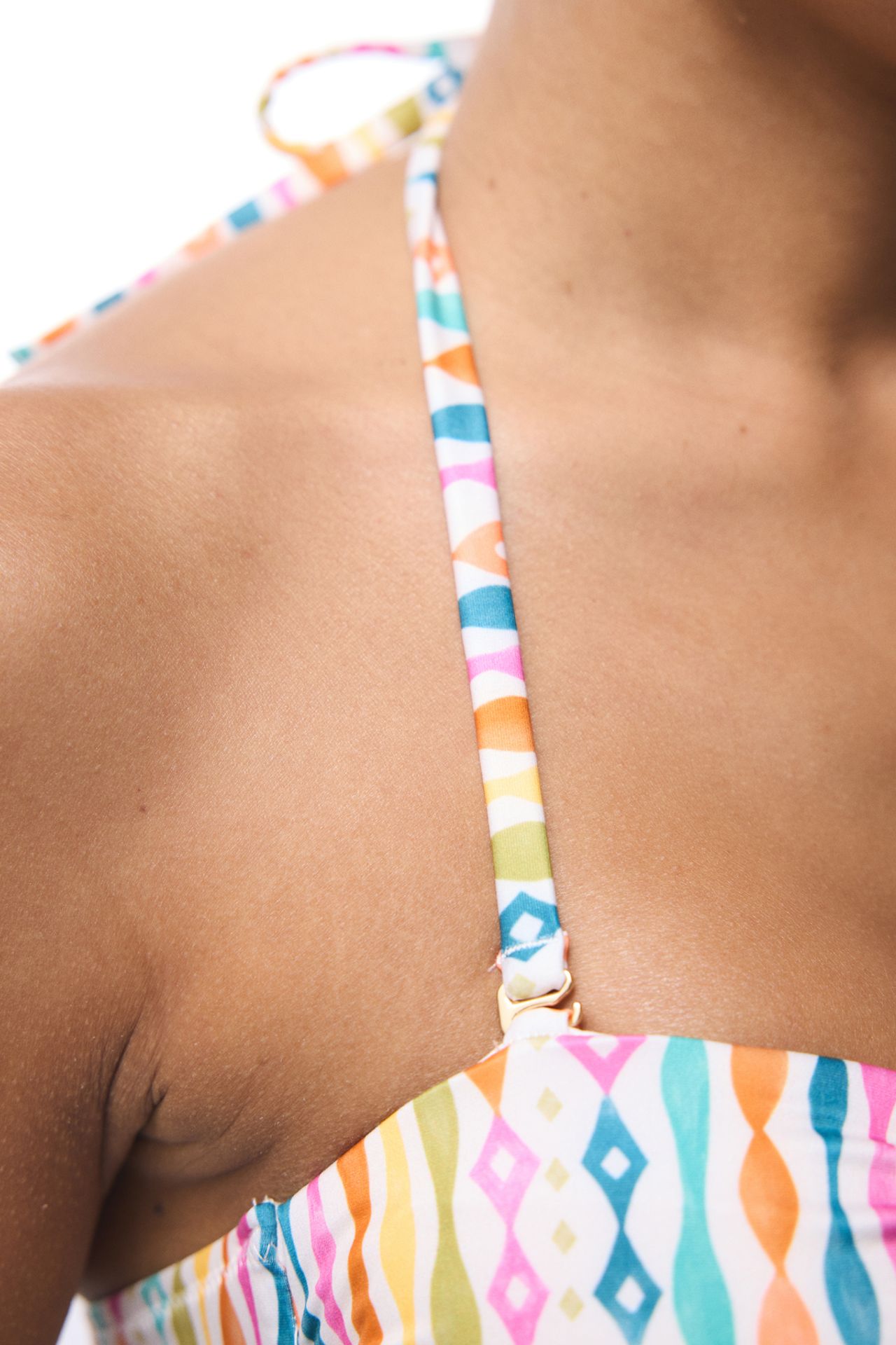 PENTI Striped Mae Strapless Bikini Top 5
