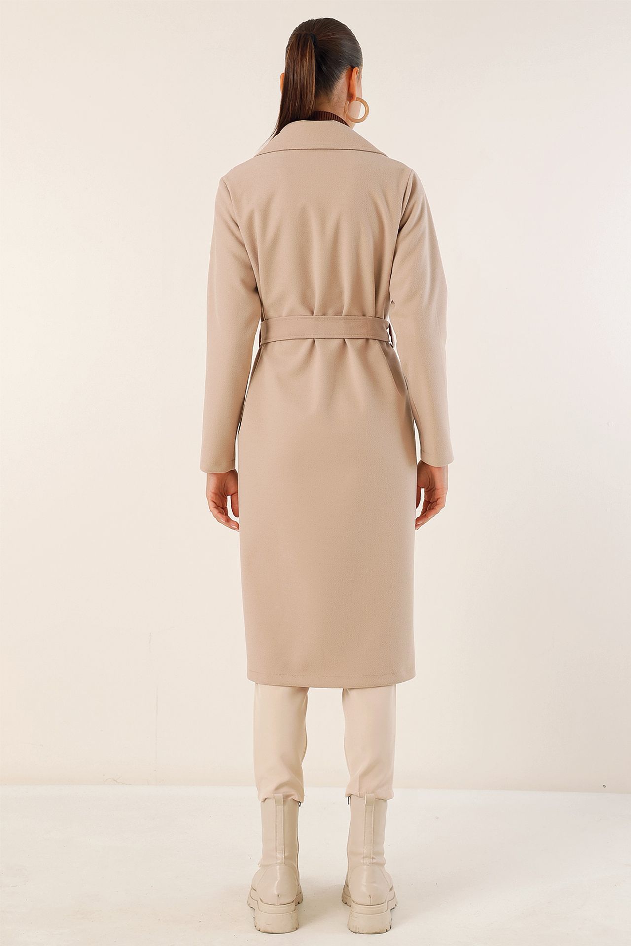 BDART Double Breasted Tie Closure Textured Coat 6