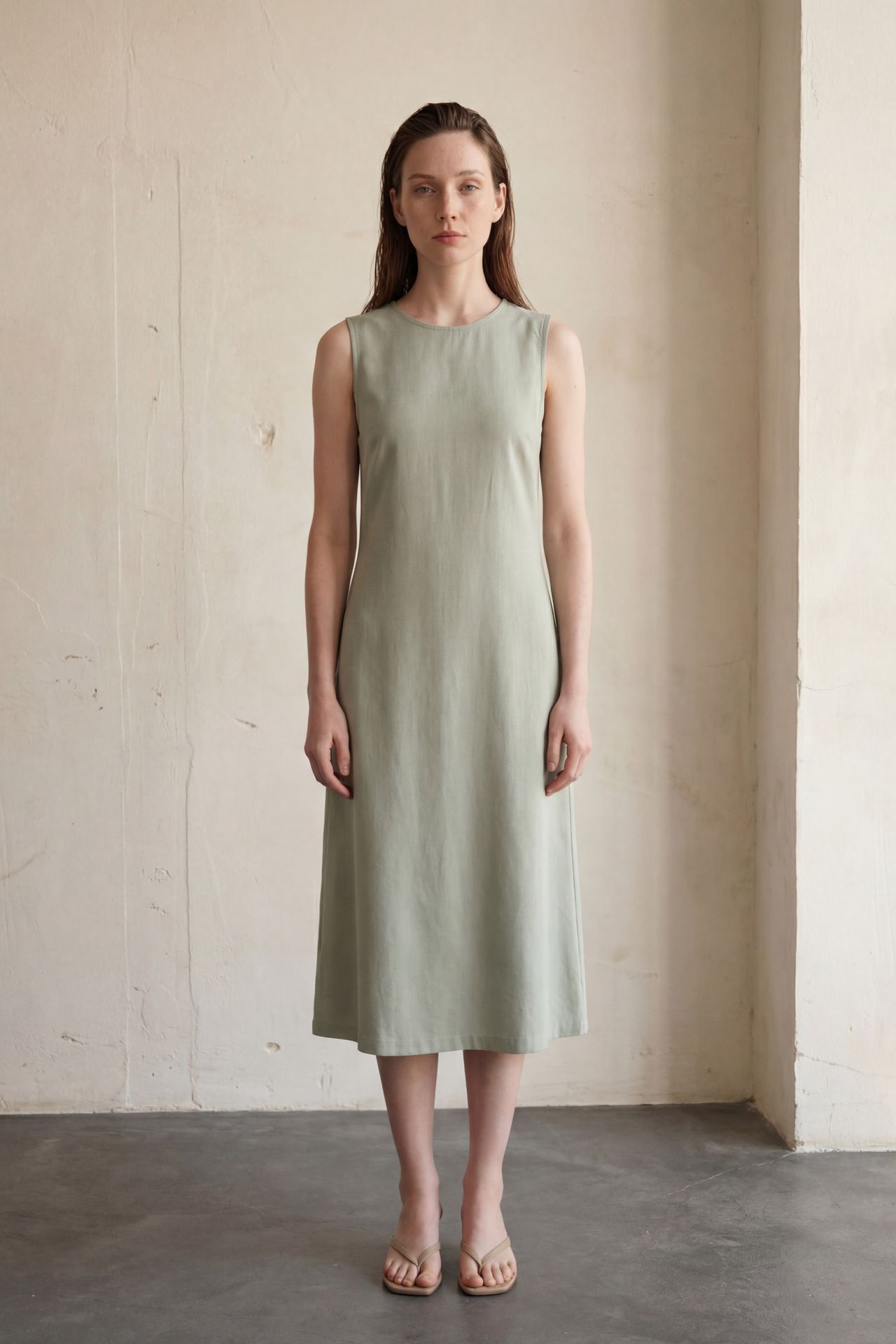 MY FASHION Back Detailed Midi Dress 6