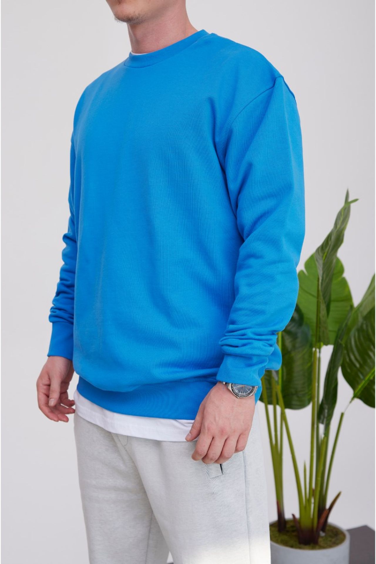 NOMARC Sıfır Yaka Uzun Kollu Sweatshirt 3