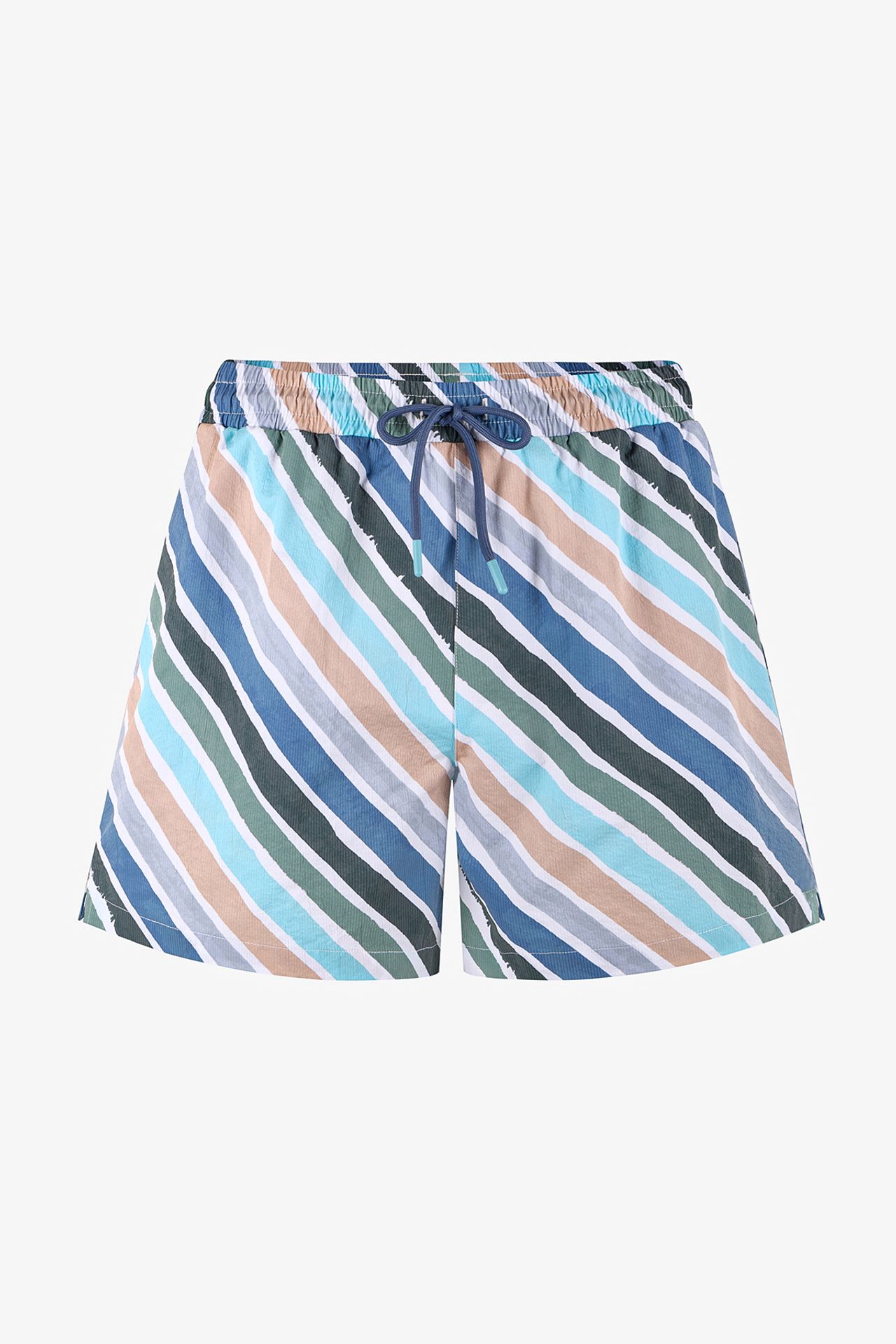 PENTI Men's Cros Line Striped Swim Shorts 3