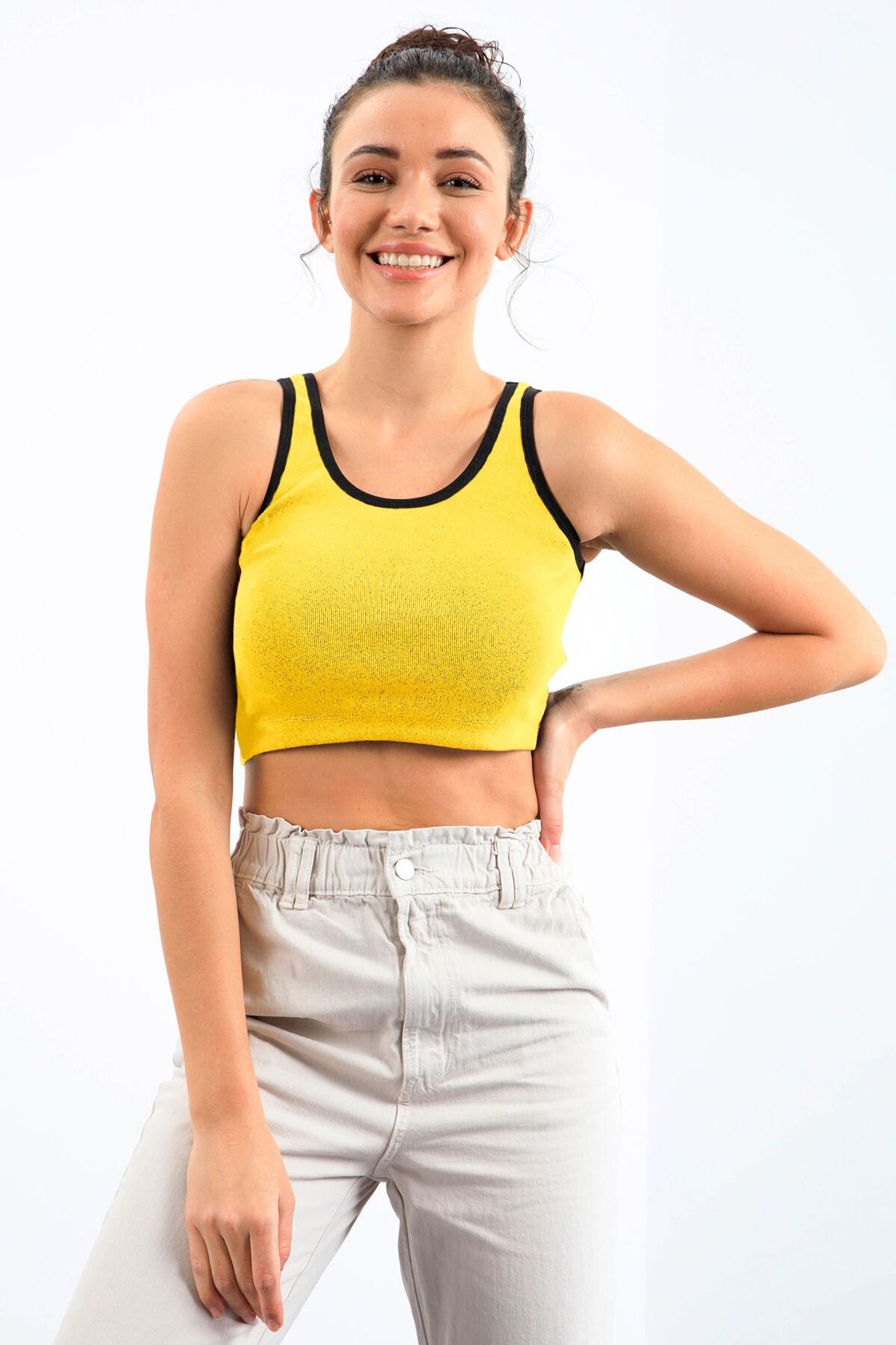 TOMMY Ribbed Sleeveless Crop Top 5