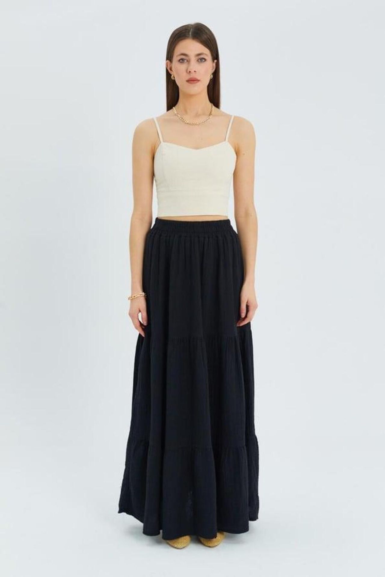 Mixray Maxi Cotton Skirt 2