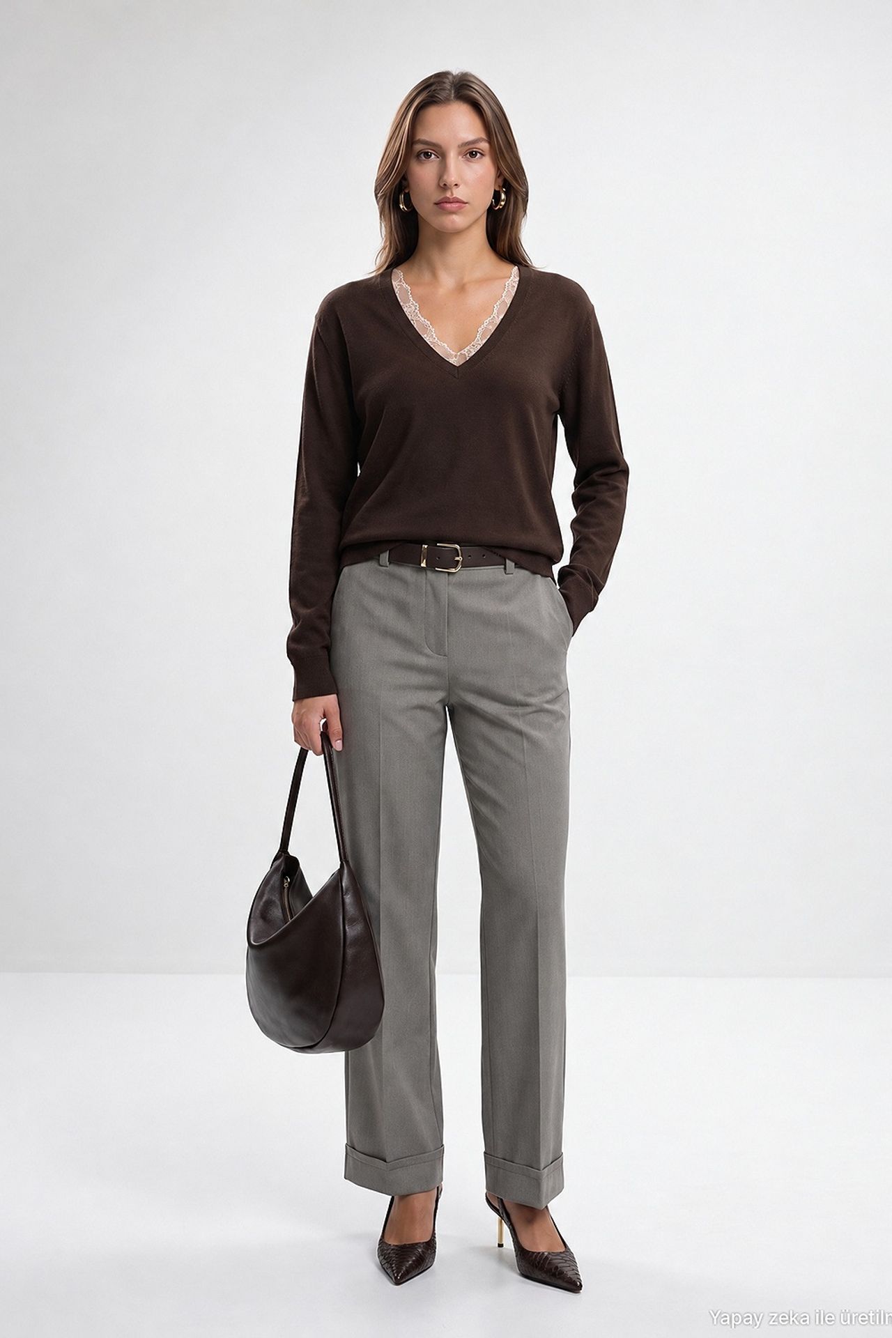 DILVIN Women's Knit Sweater 4