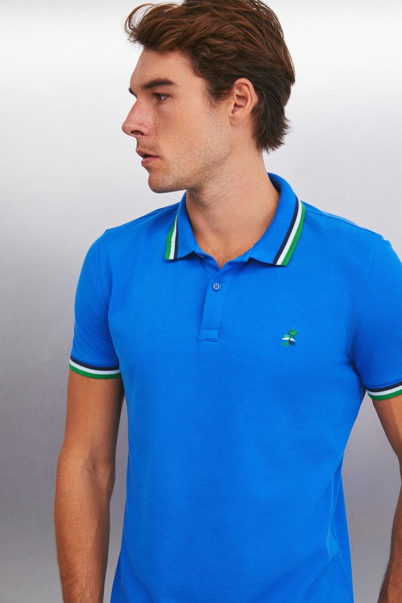 GRIMELANGE Polo Yaka Düğmeli Tişört 4
