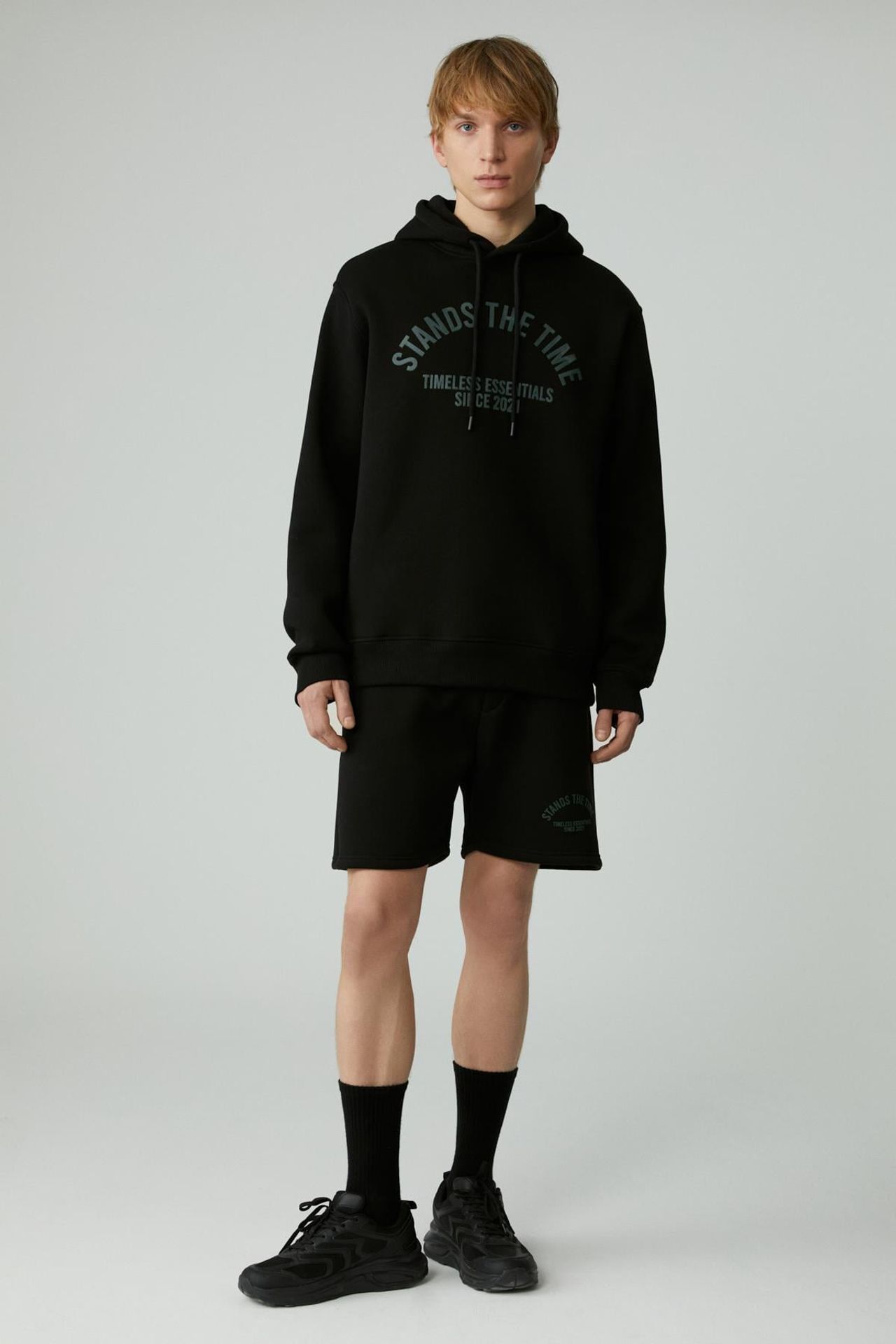 GRIMELANGE Kapüşonlu Baskılı Cepli Sweatshirt 2