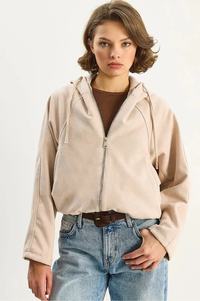 LUCCI Hooded Zipper Jacket