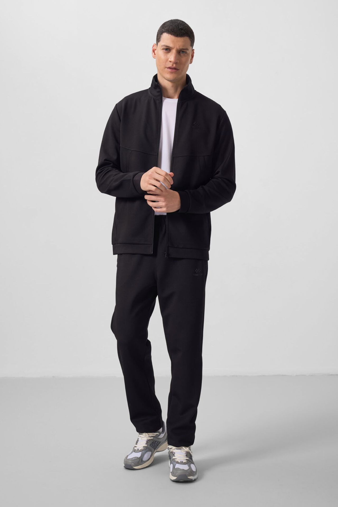 TOMMY Men's Long-sleeve Zip Sweatshirt And Pants Set 5