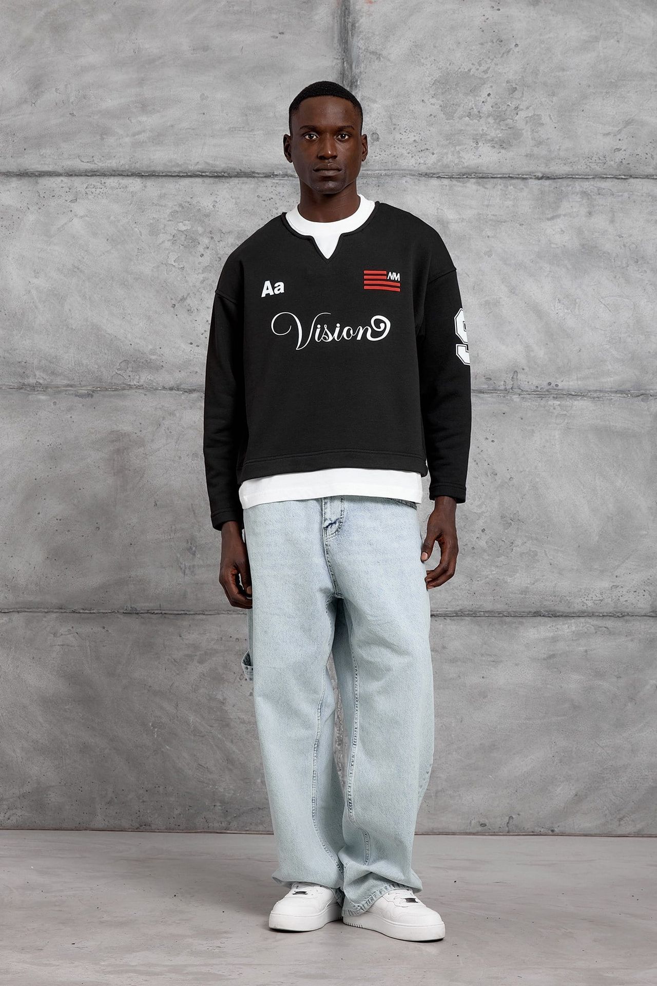 NOMARC Regular Kalıp Bisiklet Yaka Sweatshirt 1