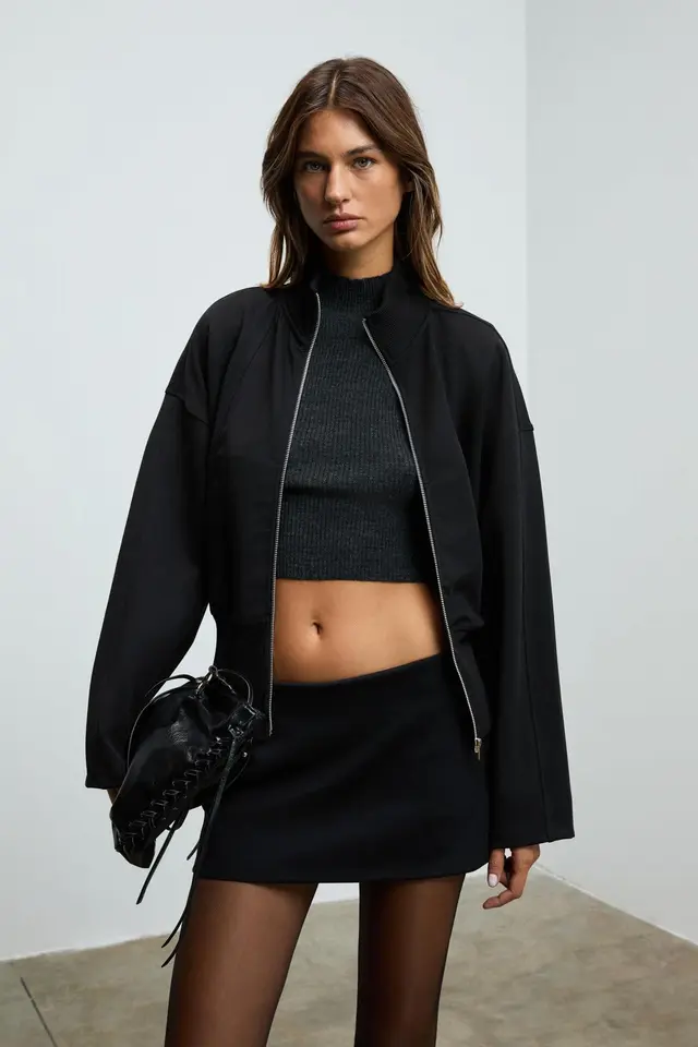 GRIMELANGE Half Zip Sweatshirt
