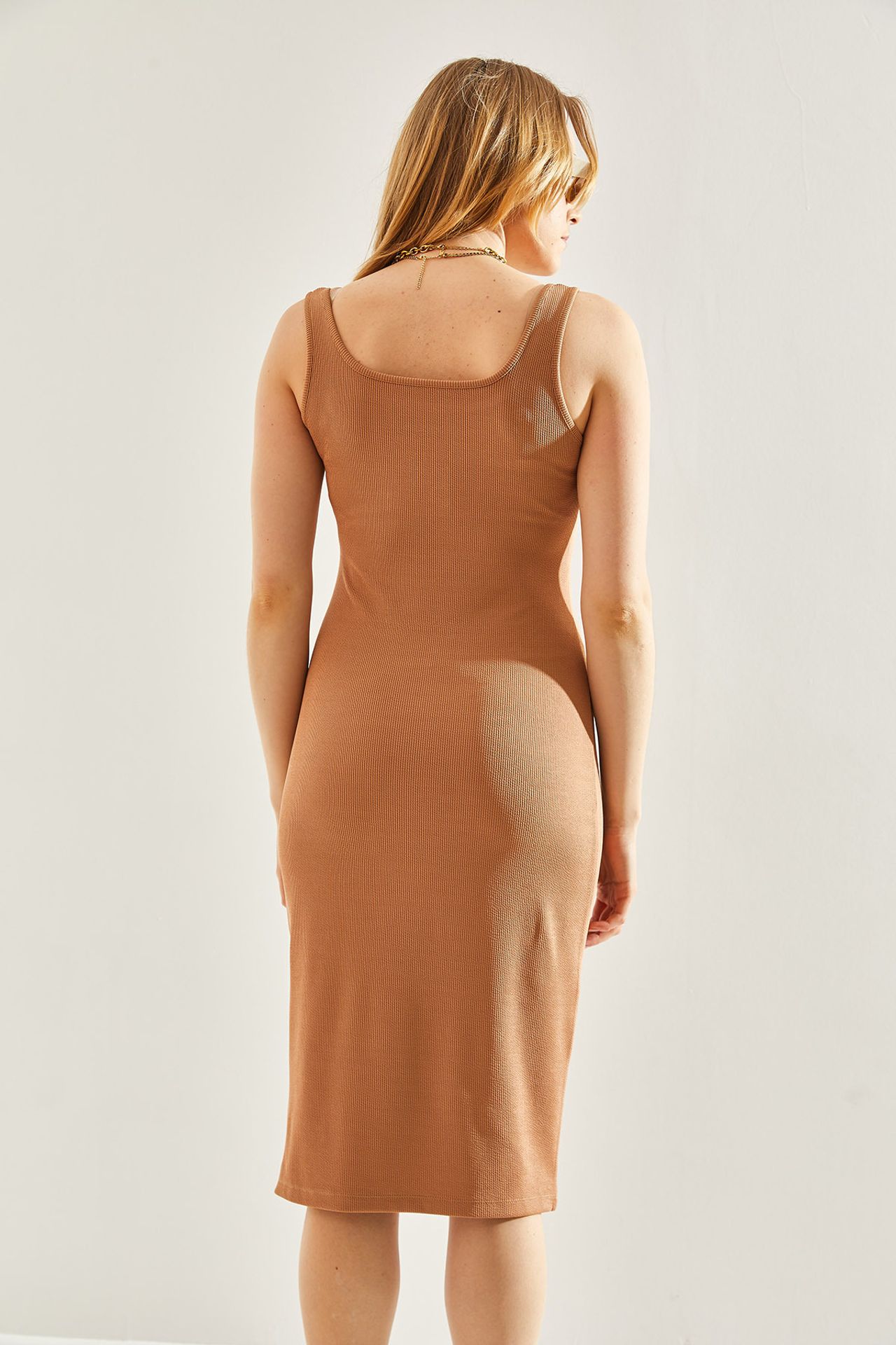 LUCCI Basic Midi Dress with Slit