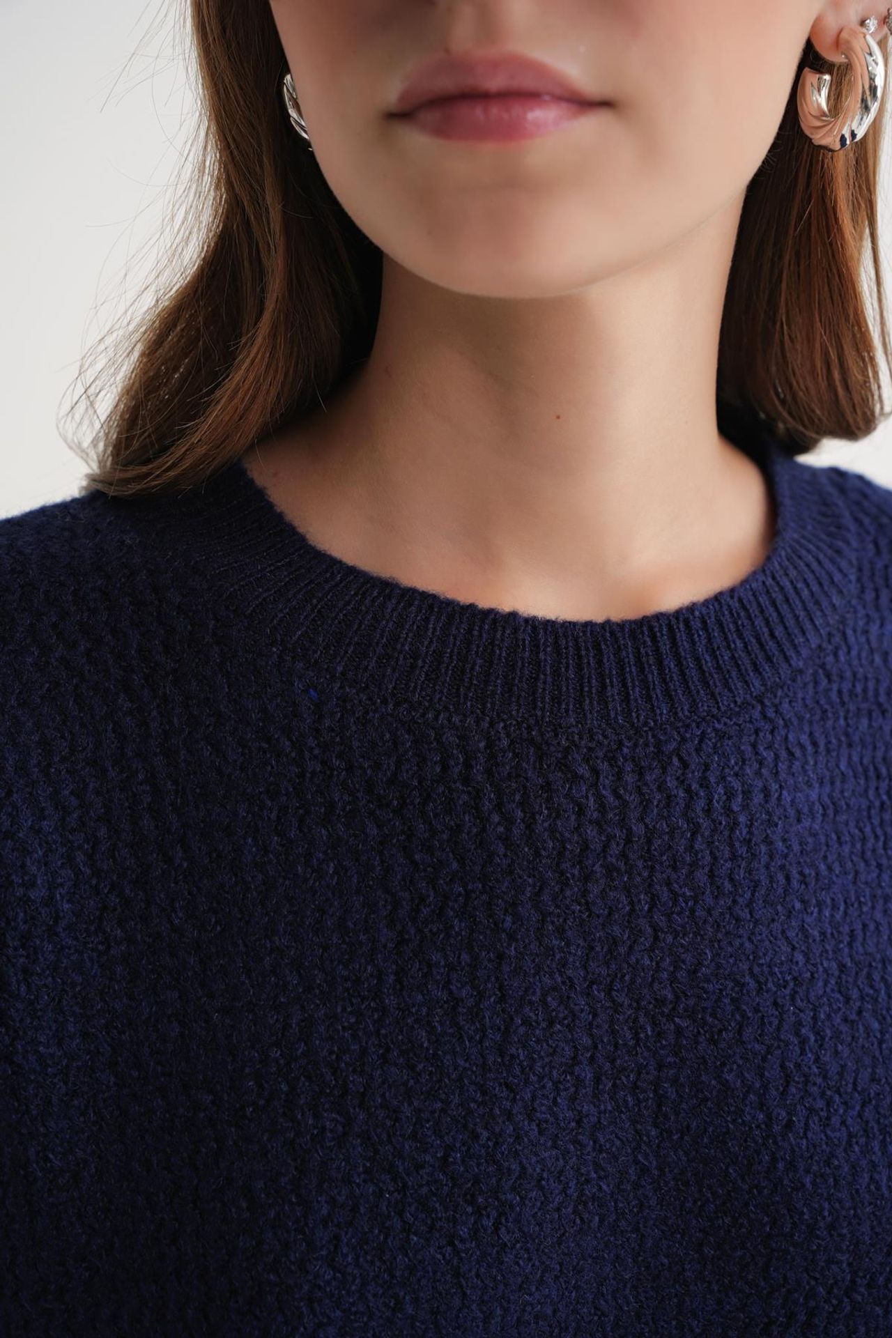 Mixray Long Sleeve Ribbed Knit Sweater 6