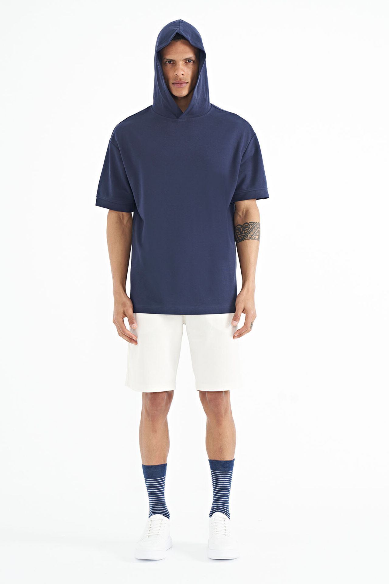 TOMMY Oversized Hooded Short-sleeve T-shirt 5