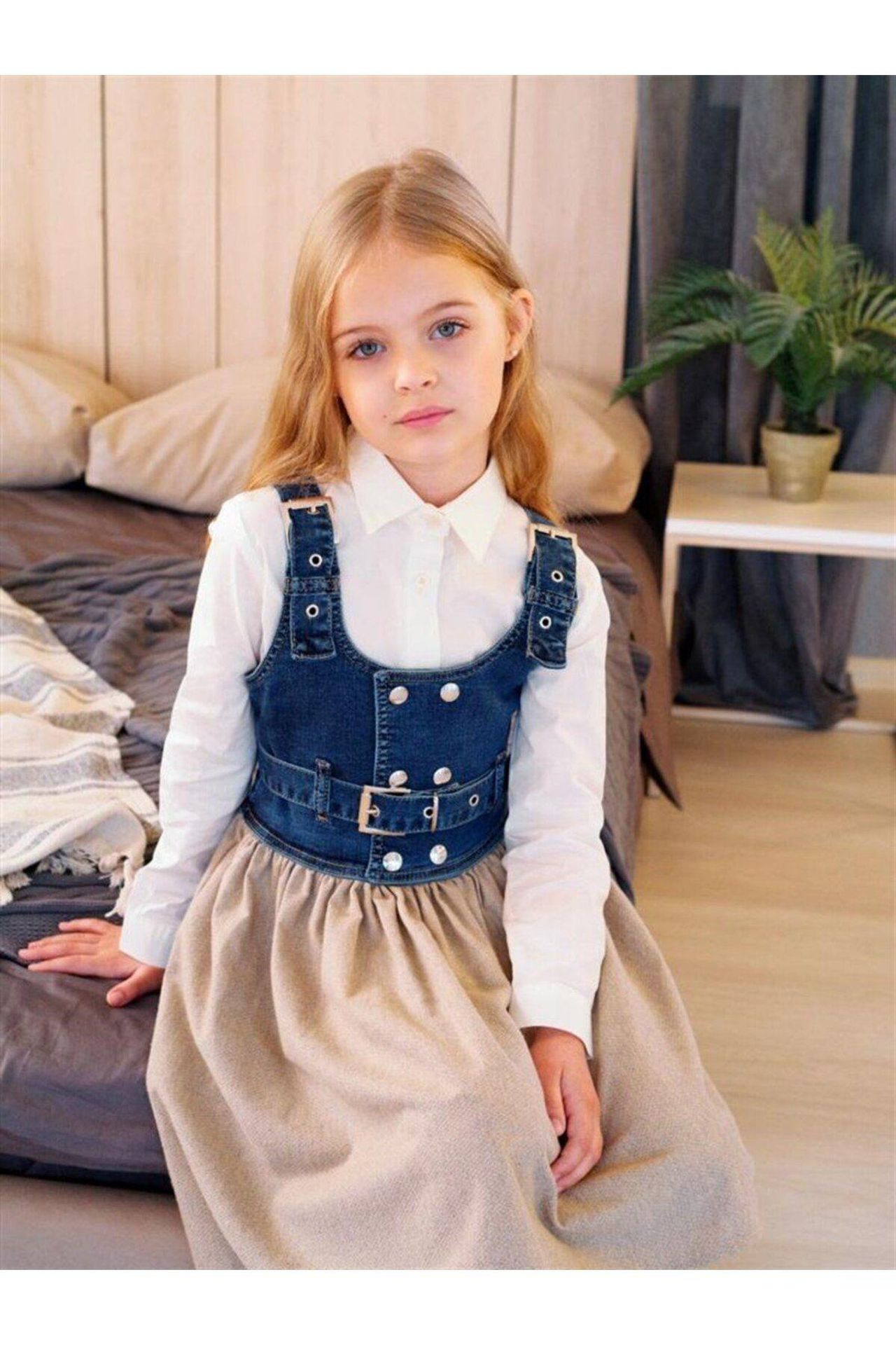 HİLAL AKINCI KİDS Youth Cotton Blend Dress 2