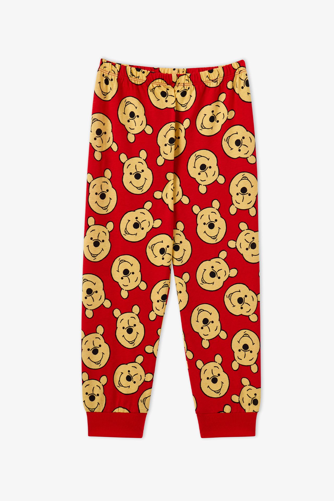 PENTI Girls' Winnie The Pooh Cotton Short Sleeve Pajama Set 3